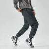 Herren-Jogginghose aus Denim mit Kordelzug an der Taille und am Beinabschluss