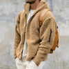 Kaiden - Herren fleecejacke mit kapuziner