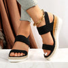 Damen Slip On Sandalen mit rutschfester Sohle - Freizeit Schuhwerk
