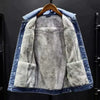 Cason - Jeansjacke Mit Dickem Wollfutter