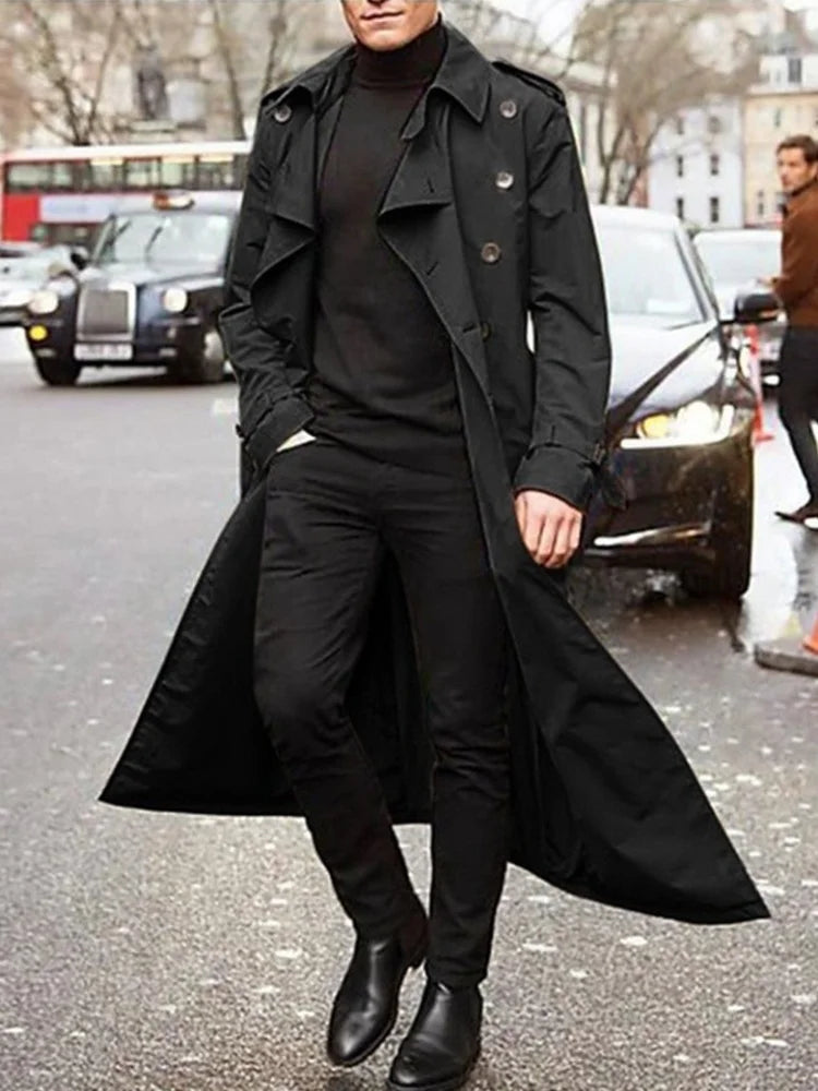 Alfonso - Eleganter winter-trenchcoat für herren