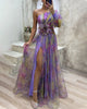 Sibylle- Elegantes schulterfreies Partykleid