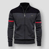 Gavin - Gestrickte Retro-Streifenjacke