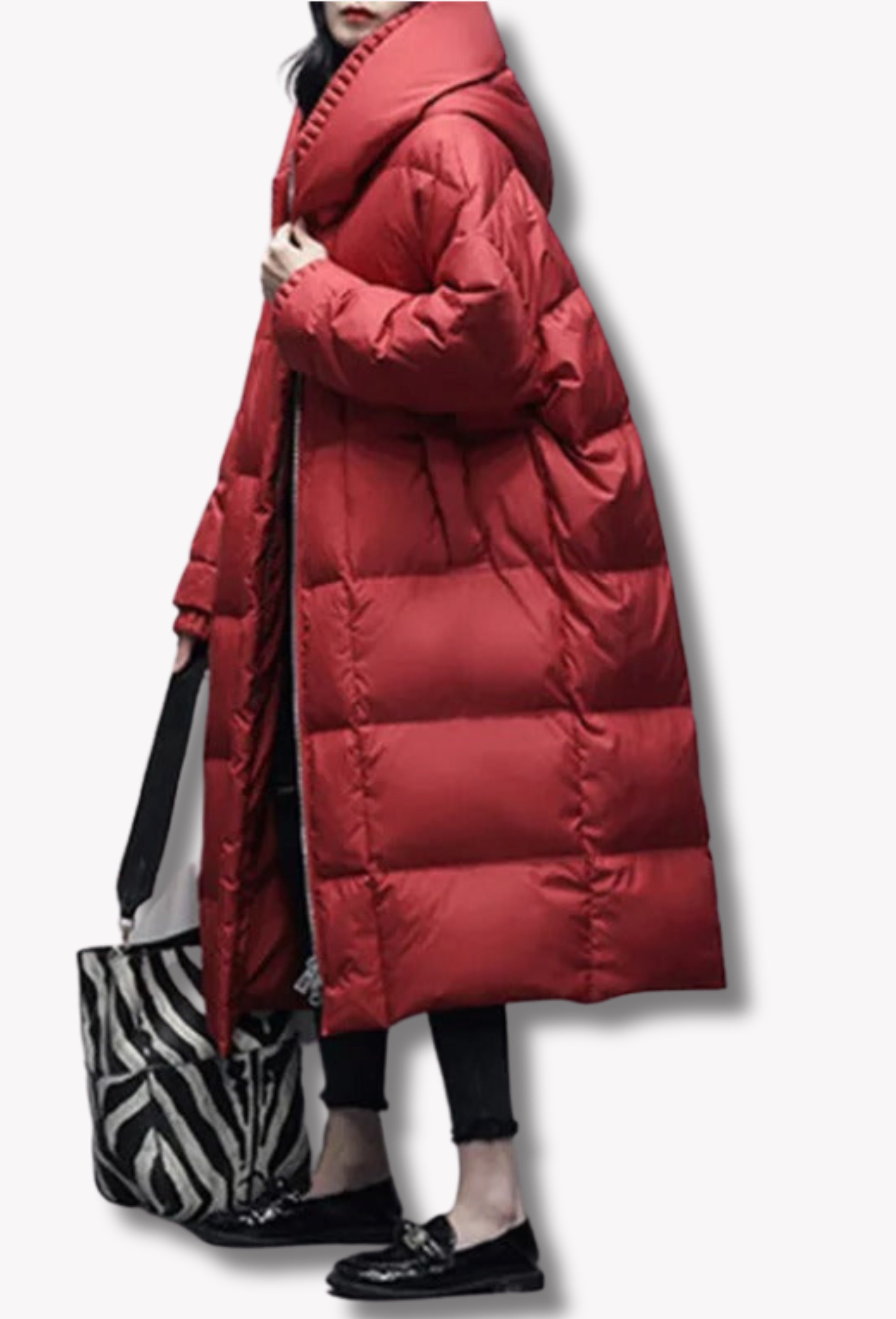 Sorella- Stilvolle lange Daunenjacke