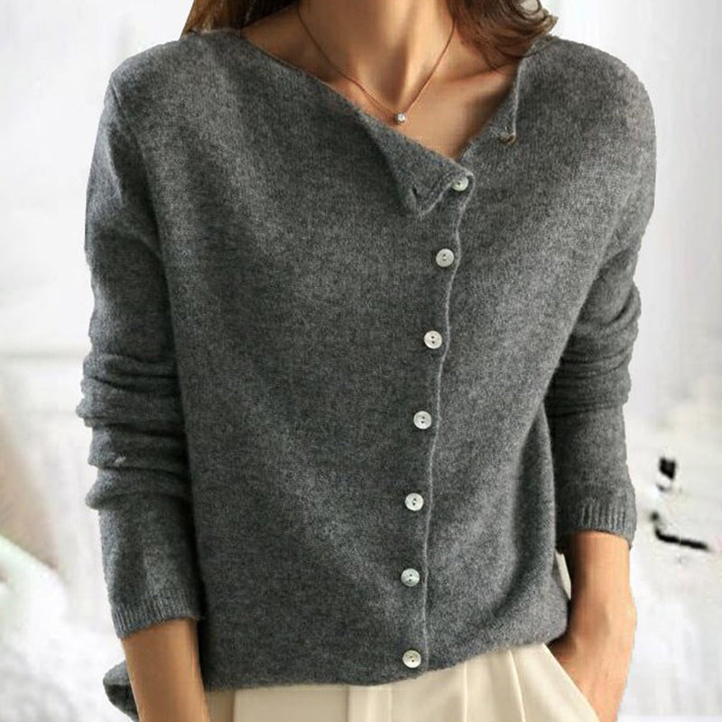Strickjacke mit Knopfleiste für Damen