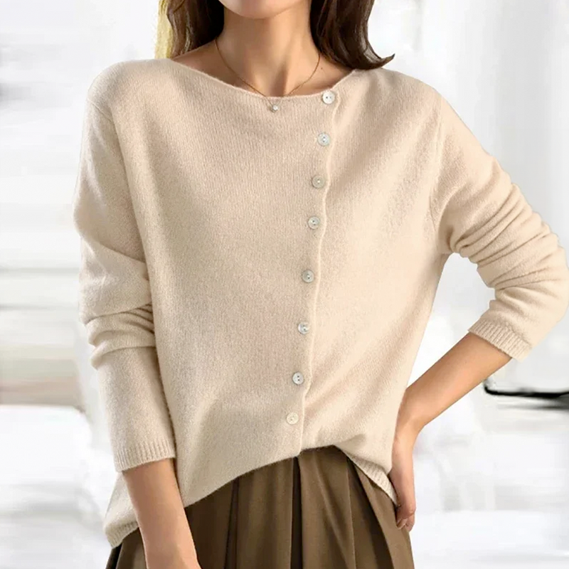 Strickjacke mit Knopfleiste für Damen