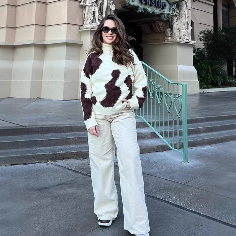 Strickpullover für Damen aus umweltfreundlichen Fasern