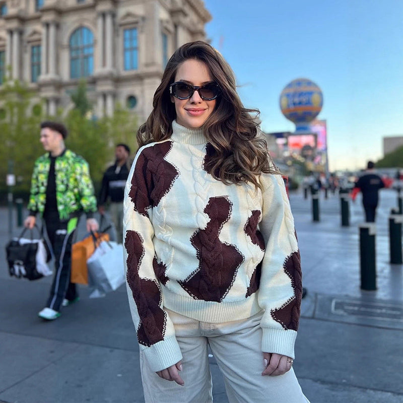 Strickpullover für Damen aus umweltfreundlichen Fasern