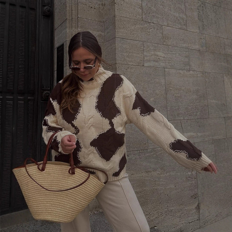 Strickpullover für Damen aus umweltfreundlichen Fasern