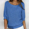 Strickpullover mit 3/4-Ärmeln für Damen