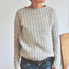Strickpullover in Grau mit langen Ärmeln Damen