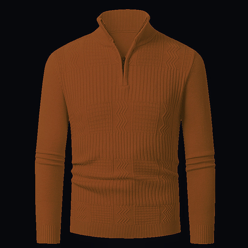 Herren Strickpullover mit Reißverschluss – Perfekt für jedes Outfit
