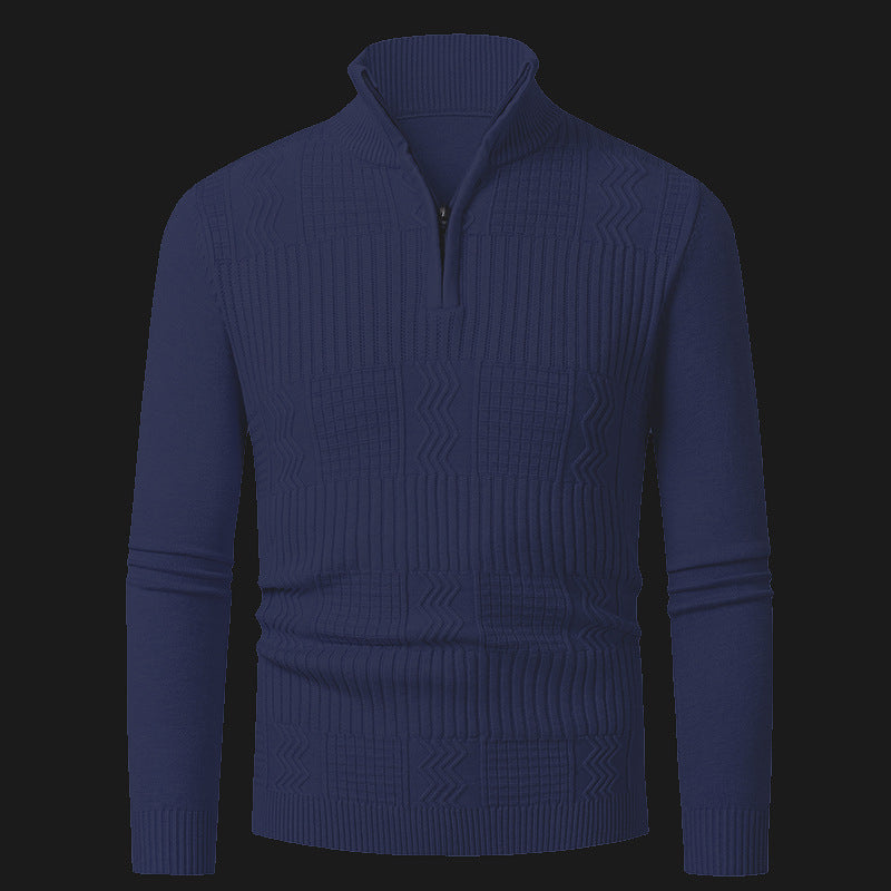 Herren Strickpullover mit Reißverschluss – Perfekt für jedes Outfit