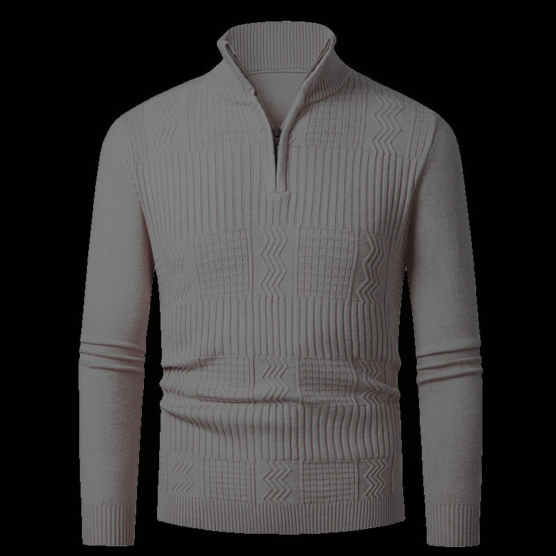 Herren Strickpullover mit Reißverschluss – Perfekt für jedes Outfit