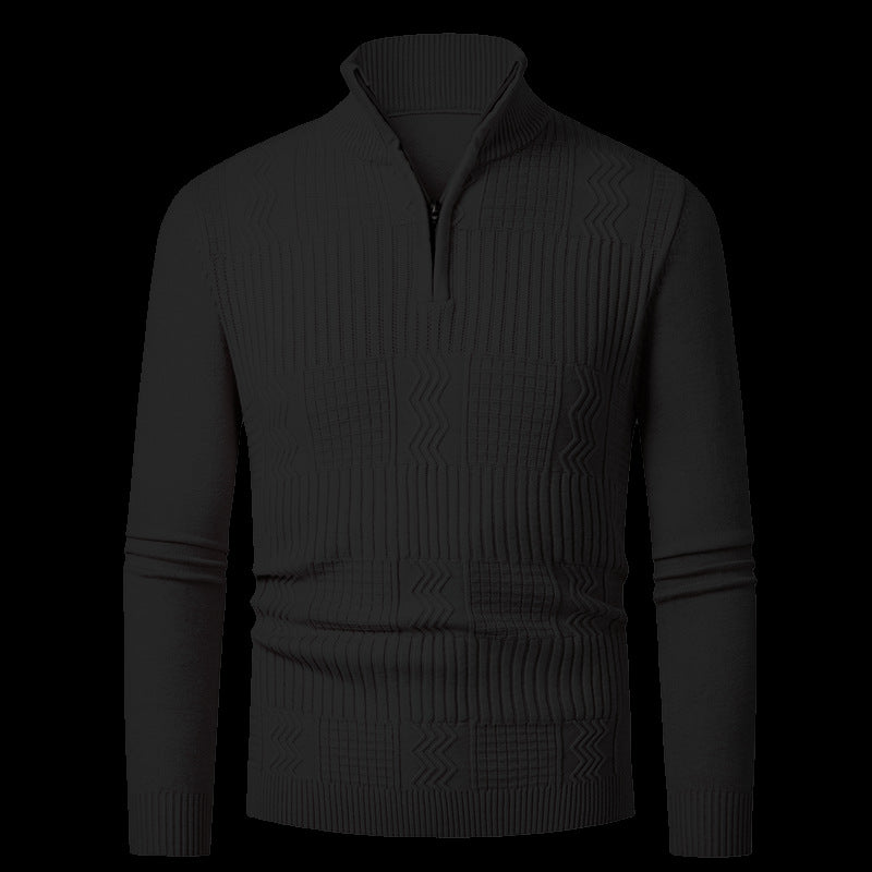 Herren Strickpullover mit Reißverschluss – Perfekt für jedes Outfit