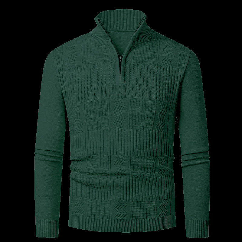 Herren Strickpullover mit Reißverschluss – Perfekt für jedes Outfit