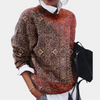 Strickpullover mit Rundhalsausschnitt für Damen