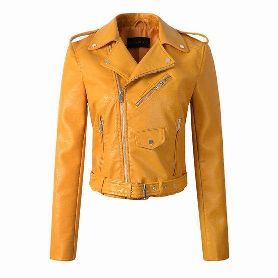 Bikerjacke mit Reißverschluss für Damen