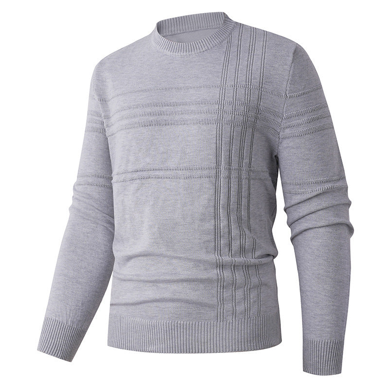 Klassischer Strickpullover mit Struktur-Optik für Herren