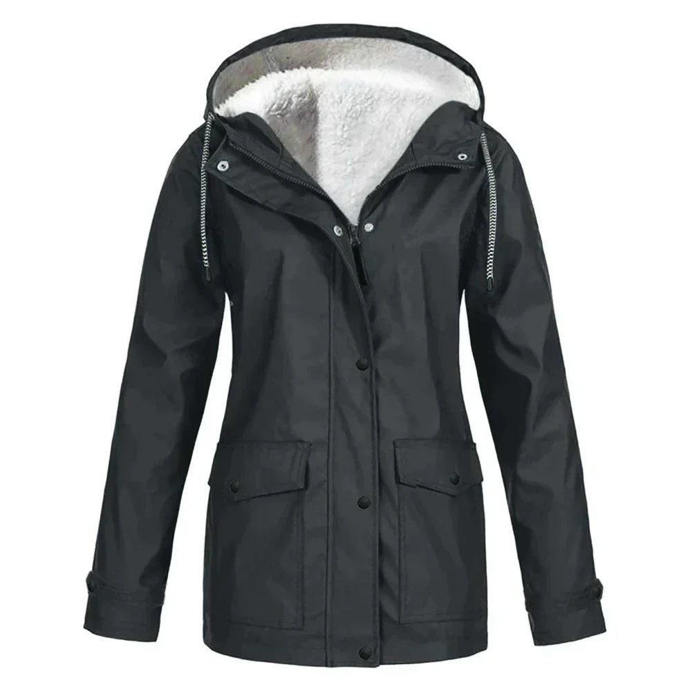 Stylische Regenjacke für Damen, warm und funktional