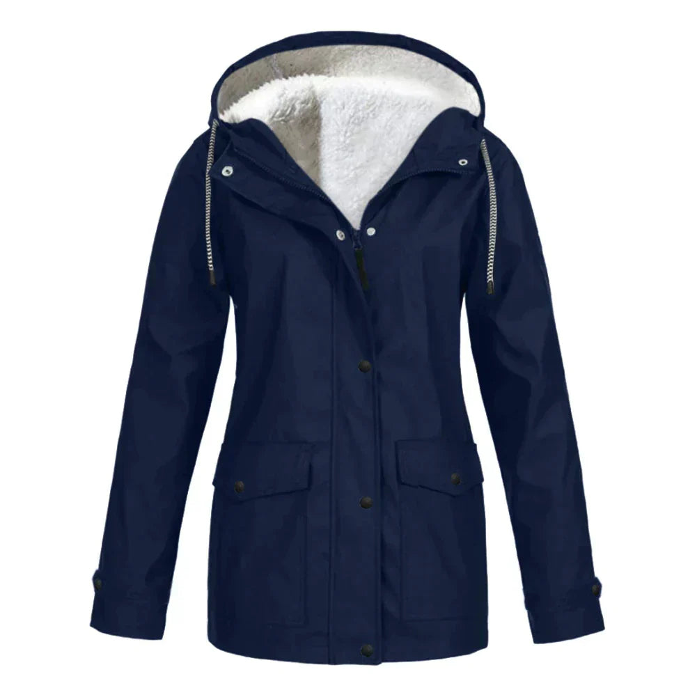 Stylische Regenjacke für Damen, warm und funktional