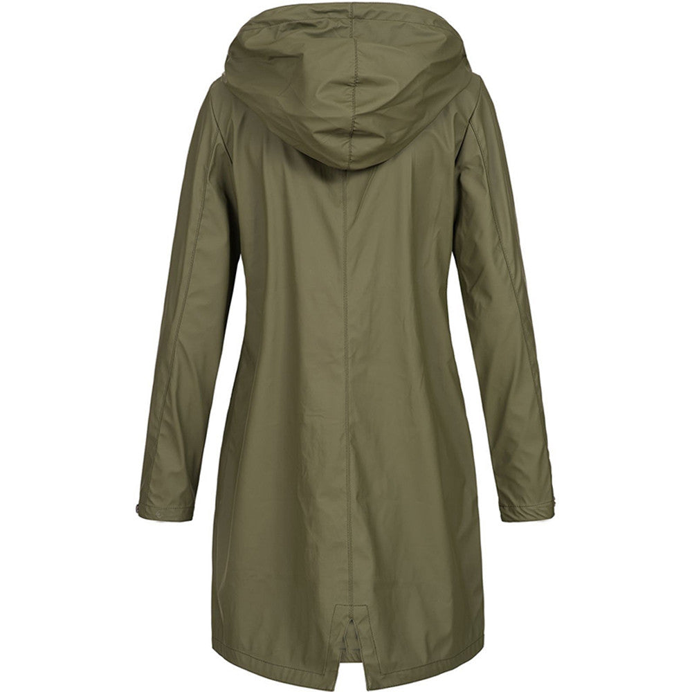 Stylische Regenjacke für Damen wasserdicht