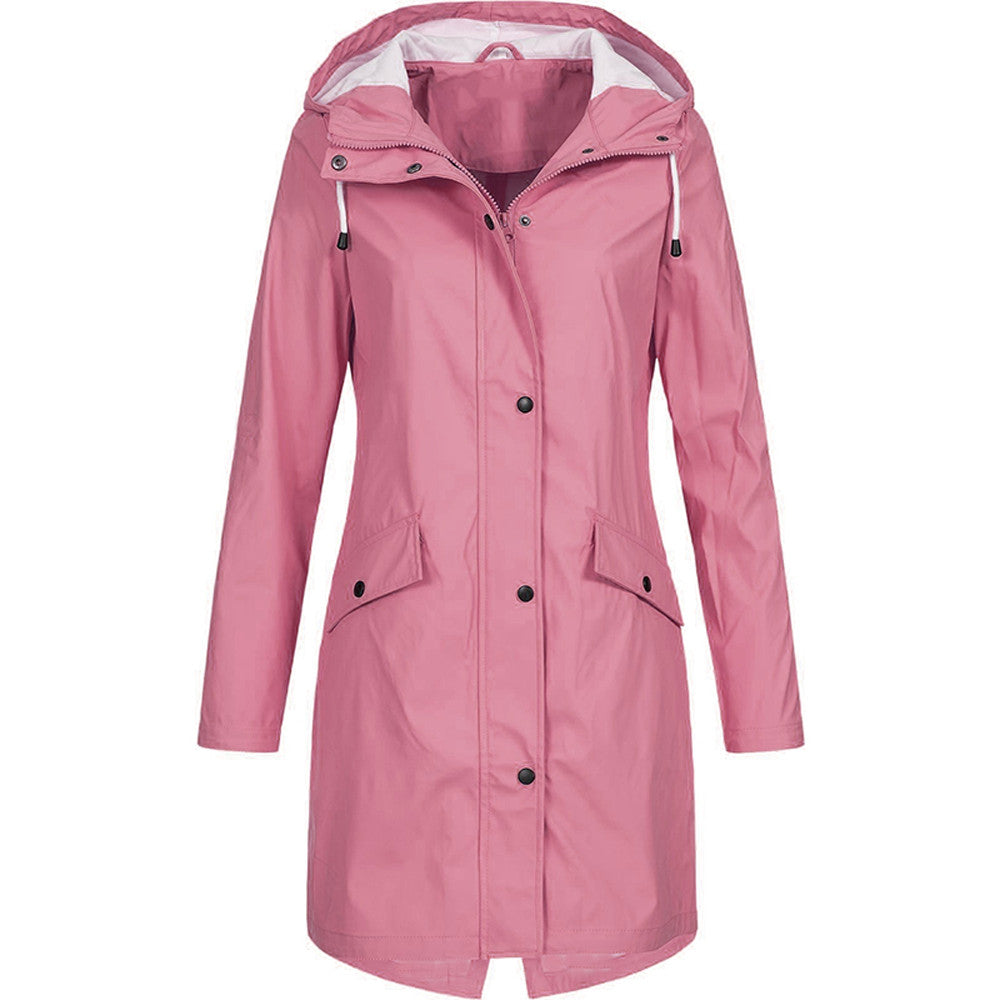 Stylische Regenjacke für Damen wasserdicht