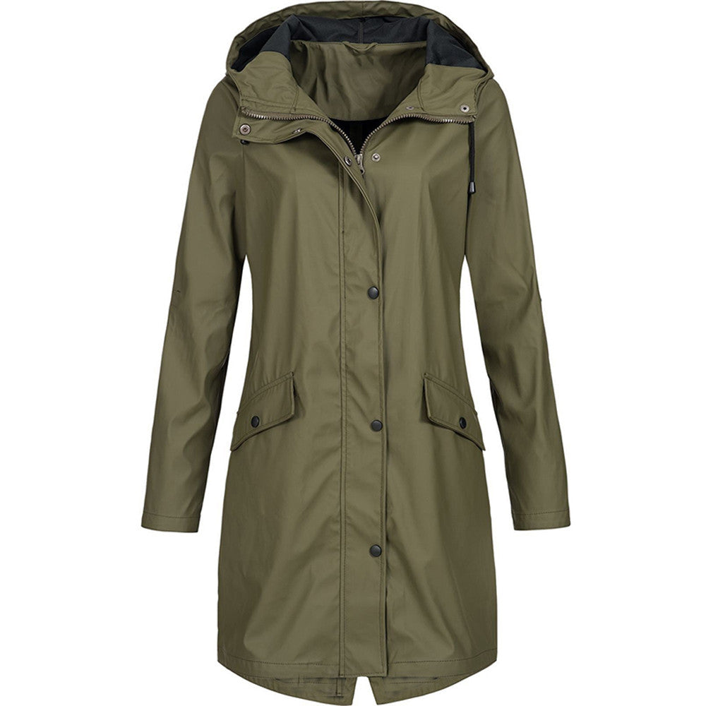 Stylische Regenjacke für Damen wasserdicht