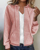 Stylische Strickjacke für Damen mit Kapuze