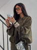 Stylische Übergangsjacke für Damen in Grün