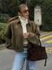 Stylische Übergangsjacke für Damen in Grün