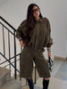 Stylische Übergangsjacke für Damen in Grün