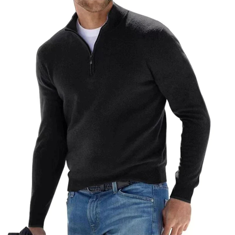 Sweater mit Reißverschluss für Herren