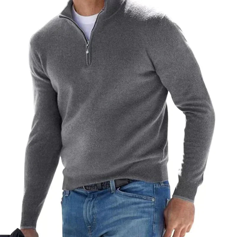 Sweater mit Reißverschluss für Herren