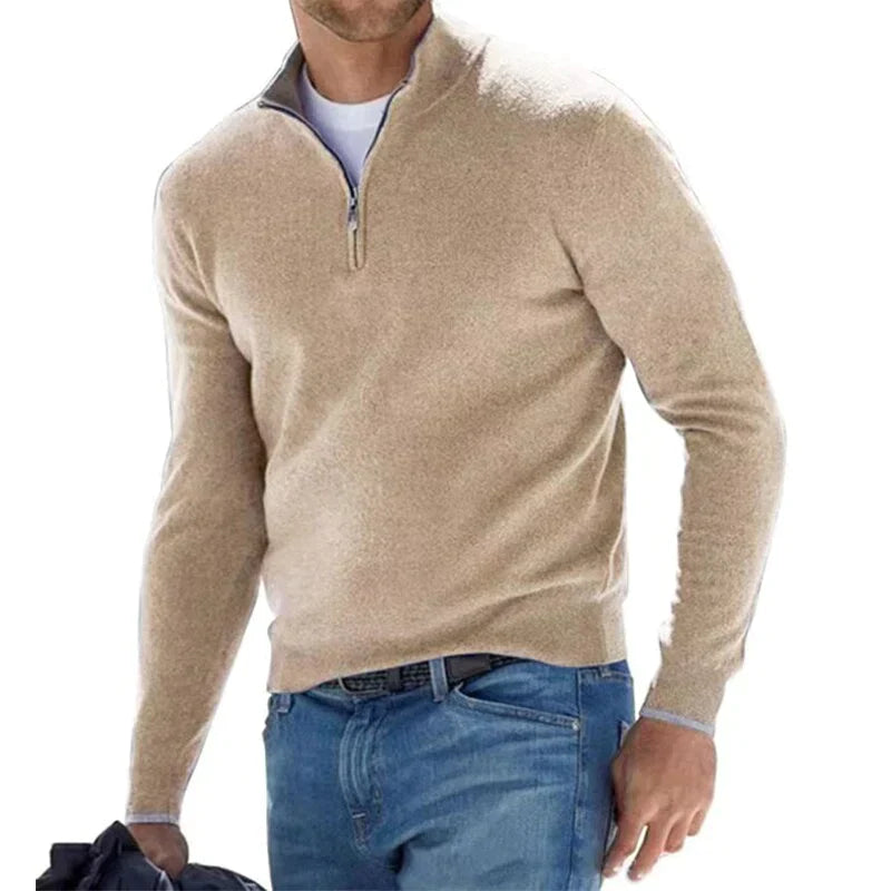 Sweater mit Reißverschluss für Herren