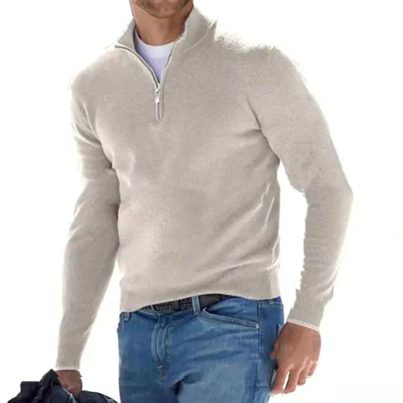 Sweater mit Reißverschluss für Herren