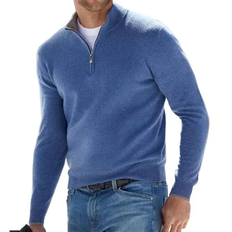 Sweater mit Reißverschluss für Herren