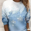 Della - Eleganter pullover mit schneeflocken