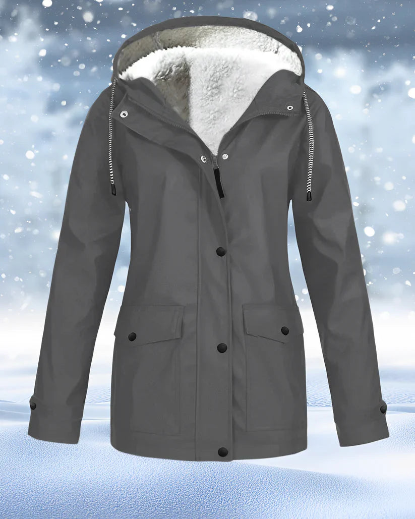 Emily - Wasserdichte warme jacke