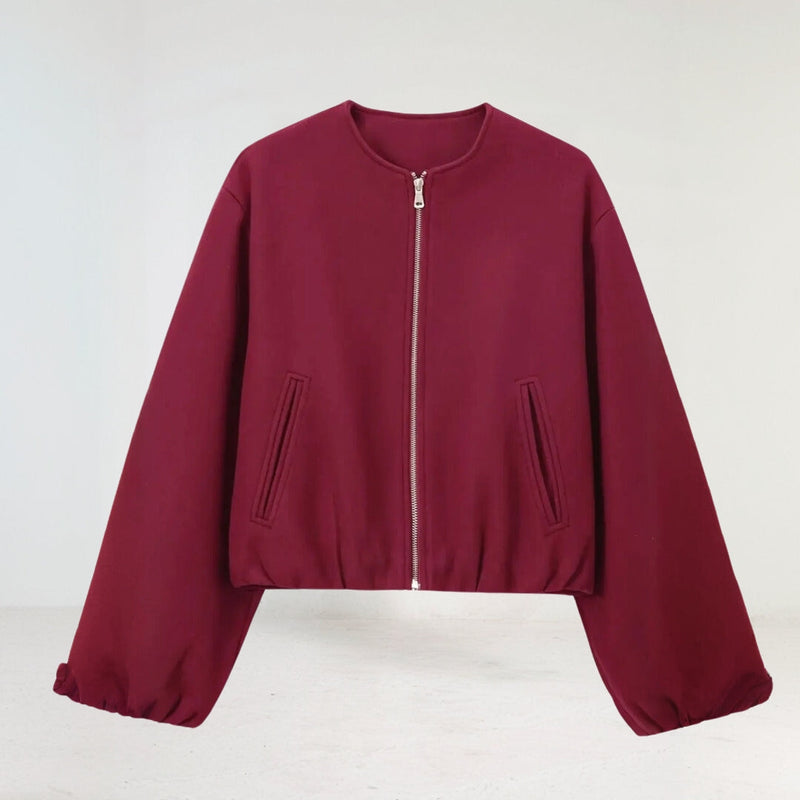 Übergangsjacke für Damen mit langen Ärmeln