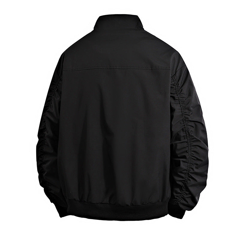 Übergangsjacke mit hohem Kragen für Herren