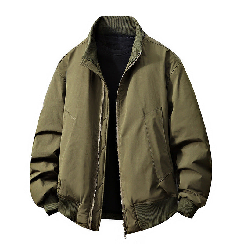 Übergangsjacke für Herren mit hohem Kragen