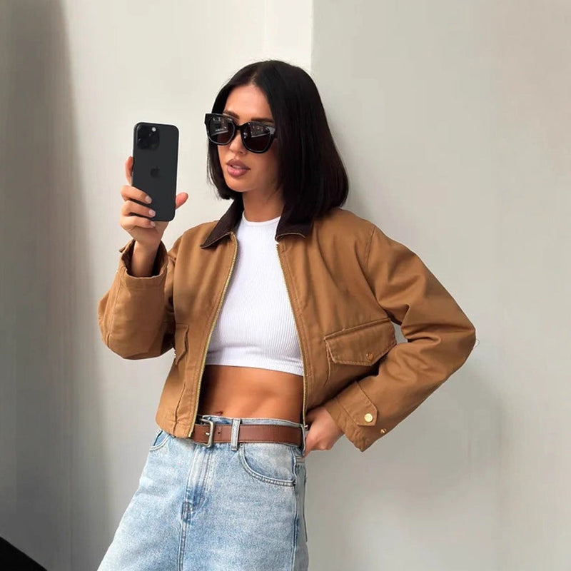 Übergangsjacke mit modernem Schnitt für Damen