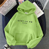 Übergroßer Kapuzenpullover mit Print für Damen