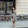 Übergroßer Trenchcoat mit Knopfdetails für Damen