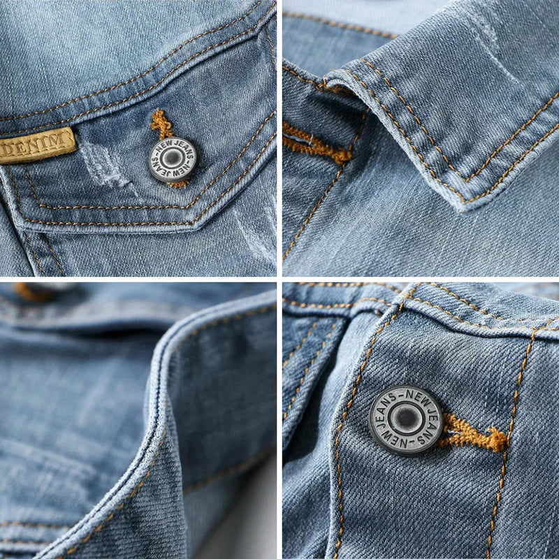 Soren - Wellington Gewaschene Jeansjacke