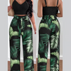 Juliette - Bedrucktes Hosenträger-Hosen 2-teilige Set