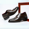 Herren-Leder-Brogue-Anzugschuhe mit gepolsterter Innensohle