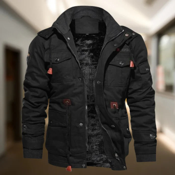 Irving - Exklusive bomberjacke mit weichem futter für herren
