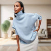 Olive - Klassischer rollkragenpullover für damen